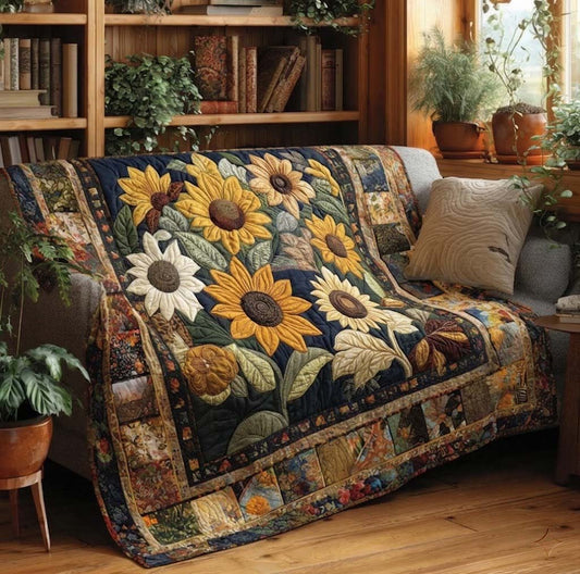 Golden Dawn Quilted Blanket NCU0DQQ0815