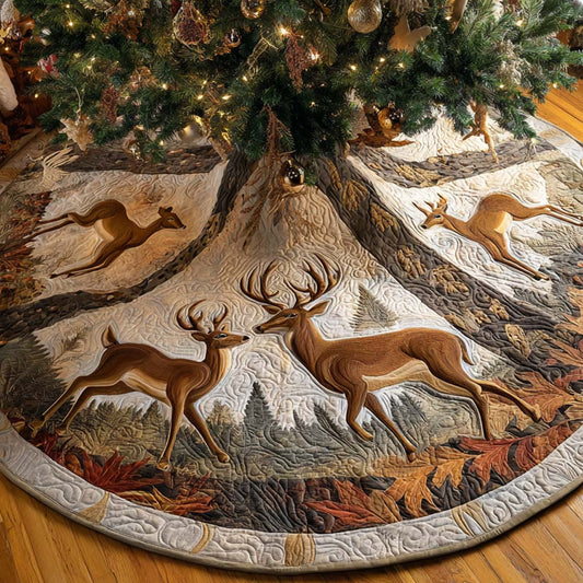 Golden Dawn Quilted Tree Skirt NCU0NXD1002