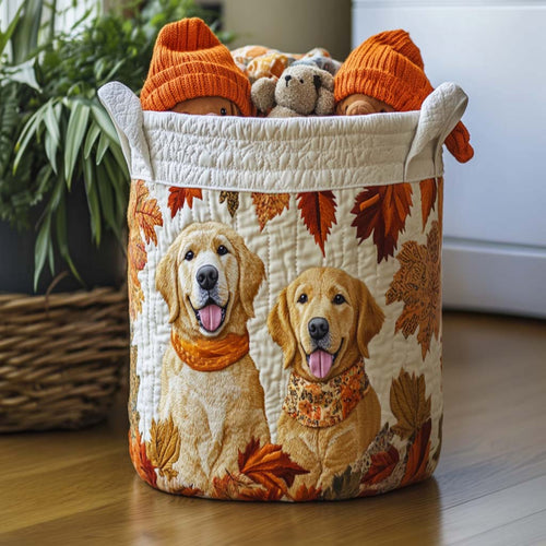 Golden Days Mood Quilted Laundry Basket NCU0NNT1338