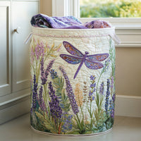 Golden Dragonfly Quilted Laundry Basket NCU0PVL569