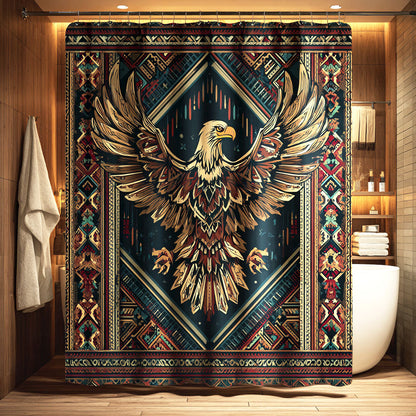 Golden Eagle Totem Shower Curtain NCU0NTV898