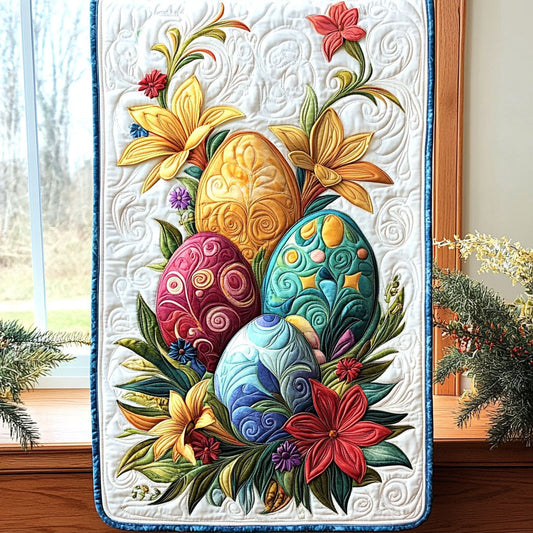 Golden Egg Magic Quilted Table Runner NCU0PTT206