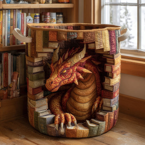 Golden Ember Quilted Laundry Basket NCU0NTV790