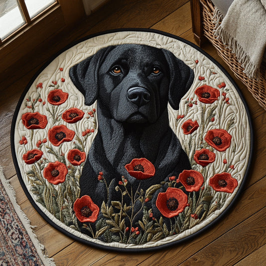 Golden Eyes Quilted Round Mat NCU0DV1201