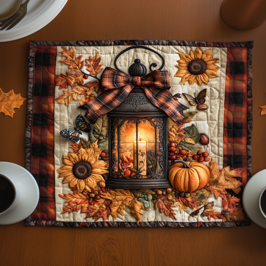 Golden Fall Glory Quilted Placemat NCU0NNT1352