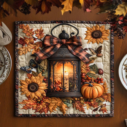 Golden Fall Glory Quilted Table Topper NCU0NNT1260