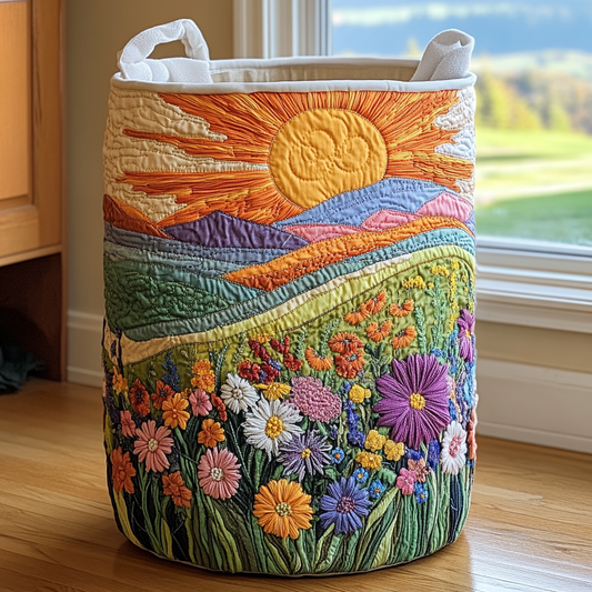 Golden Field Quilted Laundry Basket NCU0DDK1041