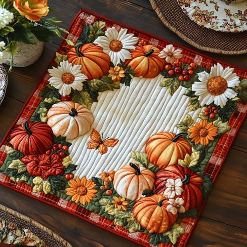 Golden Fields Quilted Table Topper NCU0NNT1042