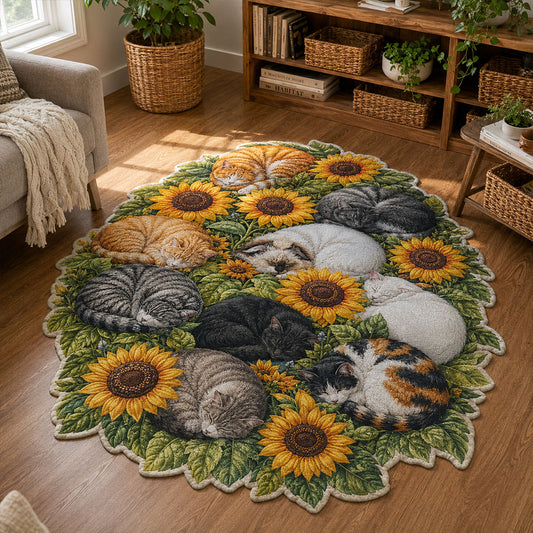 Golden Garden Companions Custom Shape Area Rug NCU0PTT3326