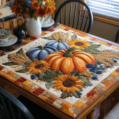 Golden Gather Quilted Table Topper NCU0PVL546