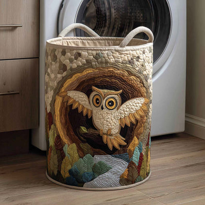 Golden Gaze Quilted Laundry Basket NCU0NXD988