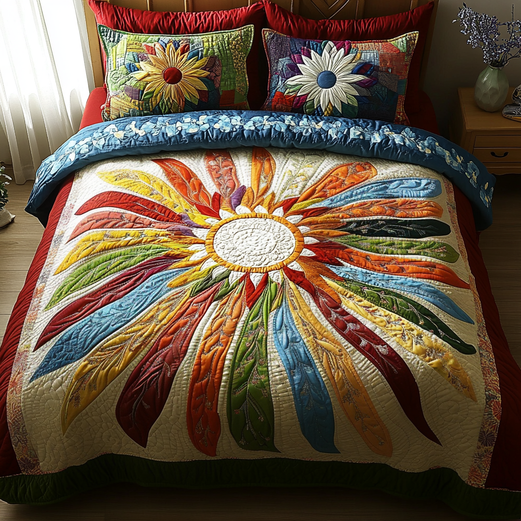 Golden Glow Duvet Cover Set NCU0DV228