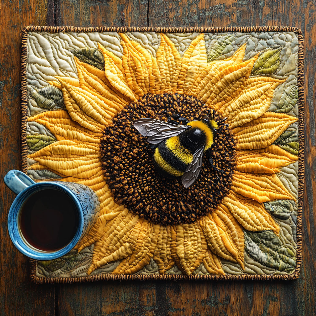 Golden Glow Quilted Placemat NCU0DV571