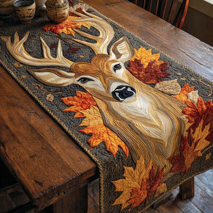 Golden Grove Stag Quilted Table Runner NCU0NXD568