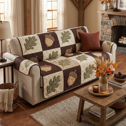 Golden Harvest Quilted Sofa Cover NCU0NTD2014