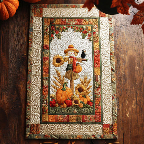 Golden Harvest Quilted Table Runner NCU0NTV255