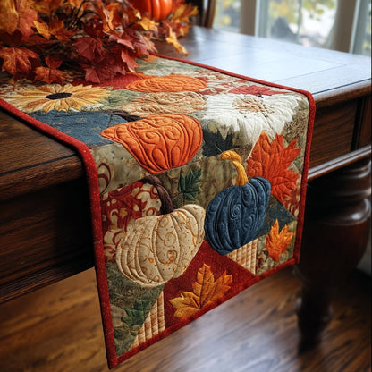 Golden Harvest Table Quilted Table Runner NCU0PTT3262