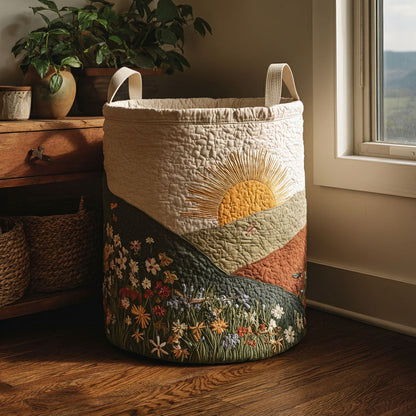 Golden Hills Quilted Laundry Basket NCU0PTT2600