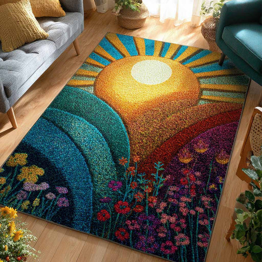 Golden Horizon Area Rug NCU0NXD1708