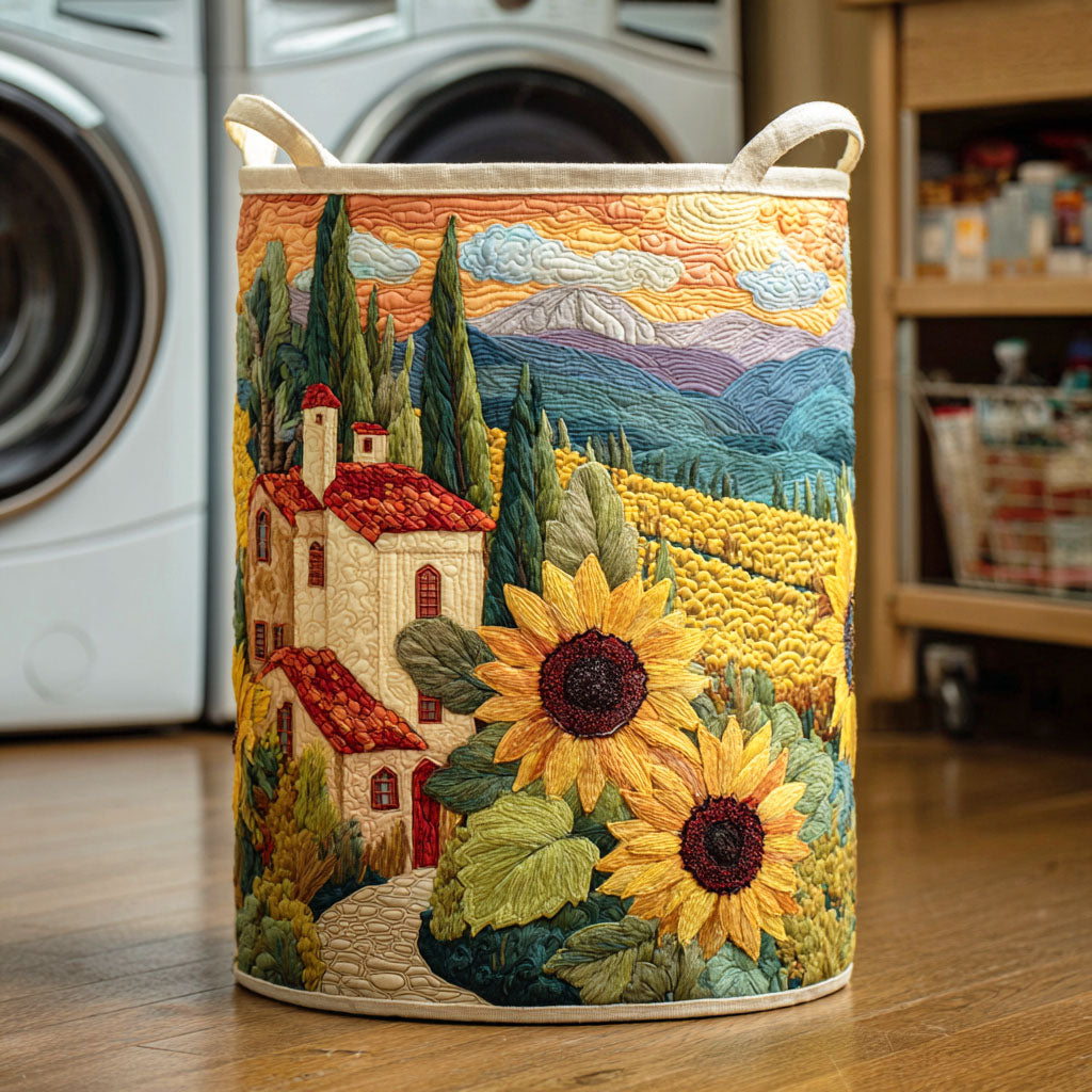 Golden Horizon Quilted Laundry Basket NCU0NTD274