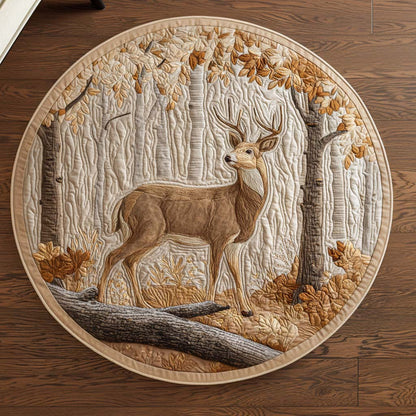 Golden Horizon Quilted Round Mat NCU0NNT1963