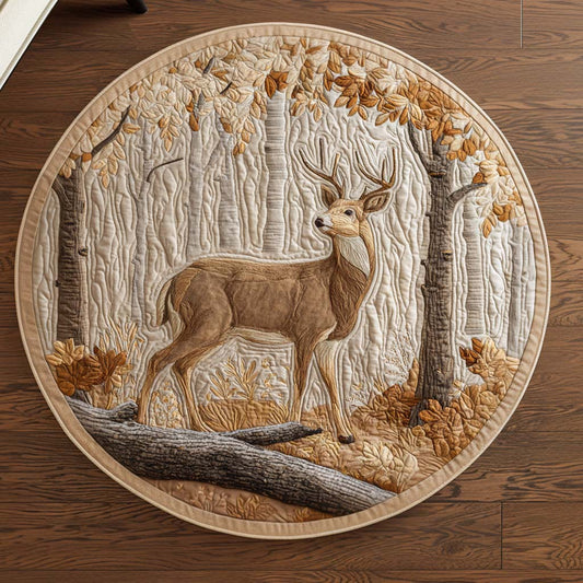 Golden Horizon Quilted Round Mat NCU0NNT1963
