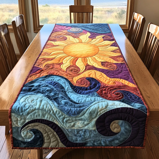 Golden Horizon Quilted Table Runner NCU0DDK2532