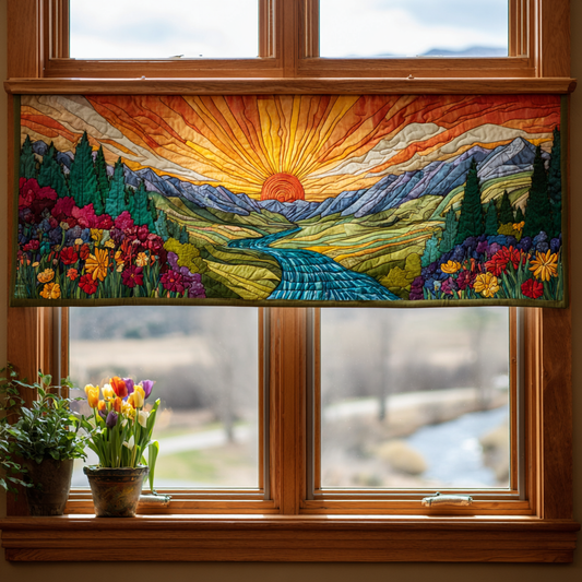 Golden Horizon Quilted Valance NCU0DDK720