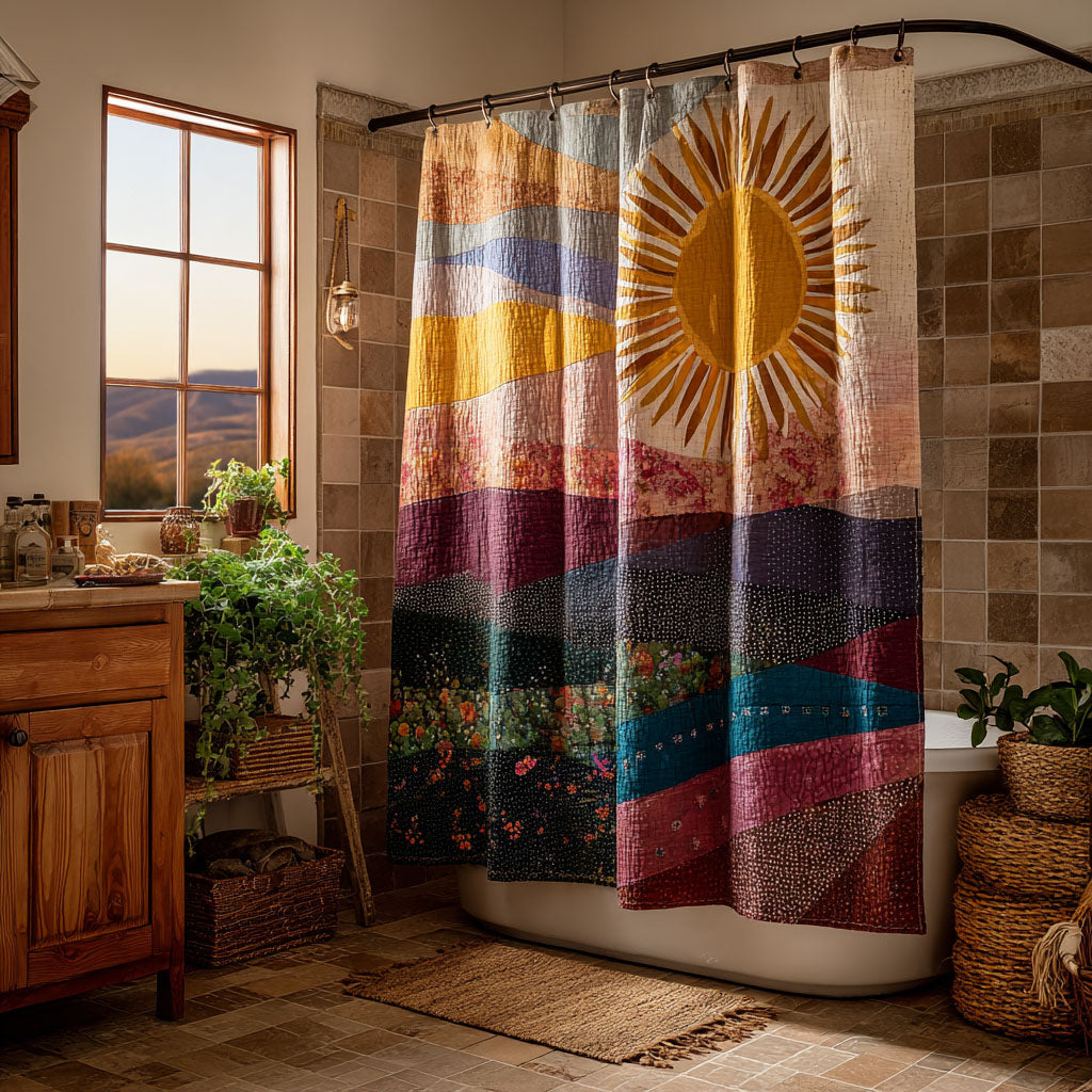 Golden Horizon Shower Curtain NCU0NNT2894