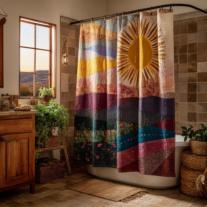 Golden Horizon Shower Curtain NCU0NNT2894