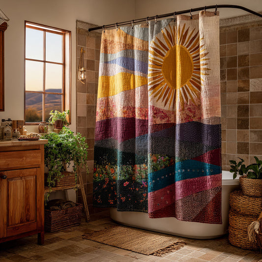 Golden Horizon Shower Curtain NCU0NNT2894