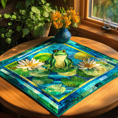 Golden Hour Leap Quilted Table Topper NCU0PTT952