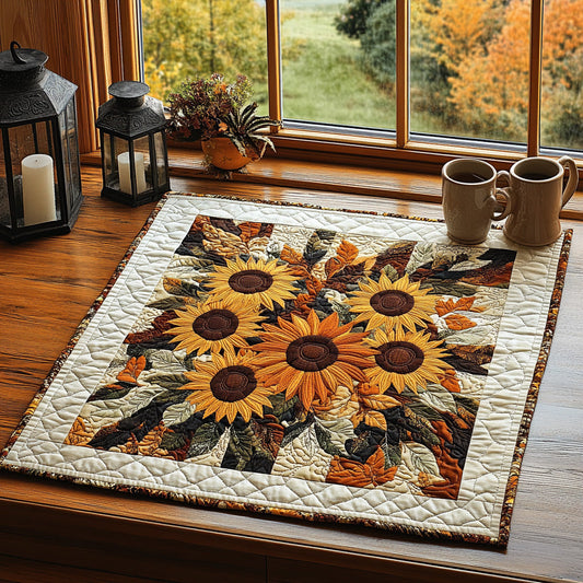 Golden Hour Quilted Table Topper NCU0DV636