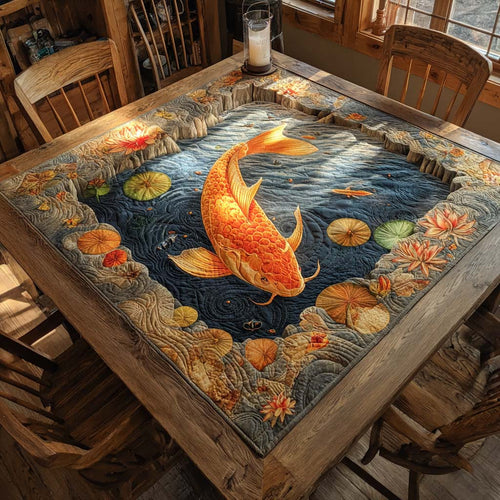 Golden Majesty Quilted Table Topper NCU0NXD440