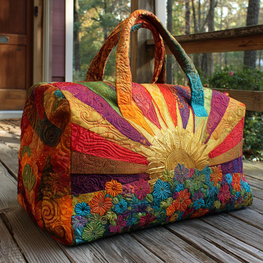 Golden Meadow Quilted Duffle Bag NCU0DDK2417