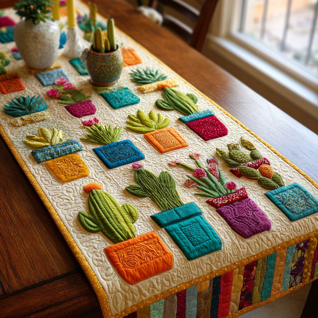 Golden Mesa Quilted Table Runner NCU0DDK2594