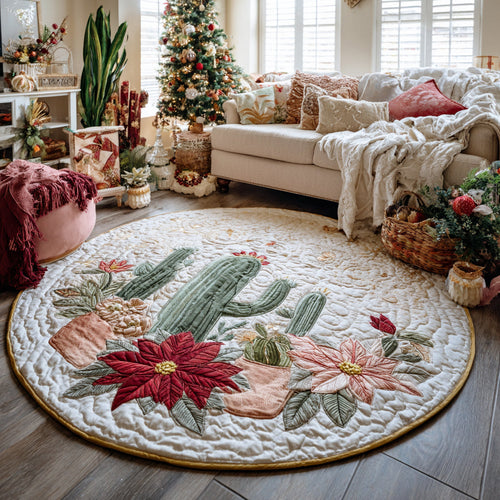 Golden Mirage Quilted Round Mat NCU0DV1362