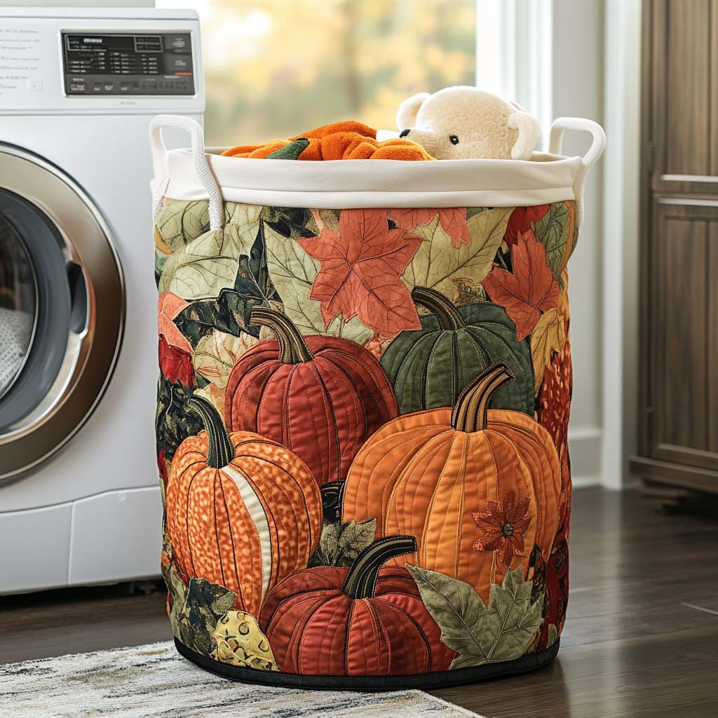 Golden Moments Quilted Laundry Basket NCU0NNT1060