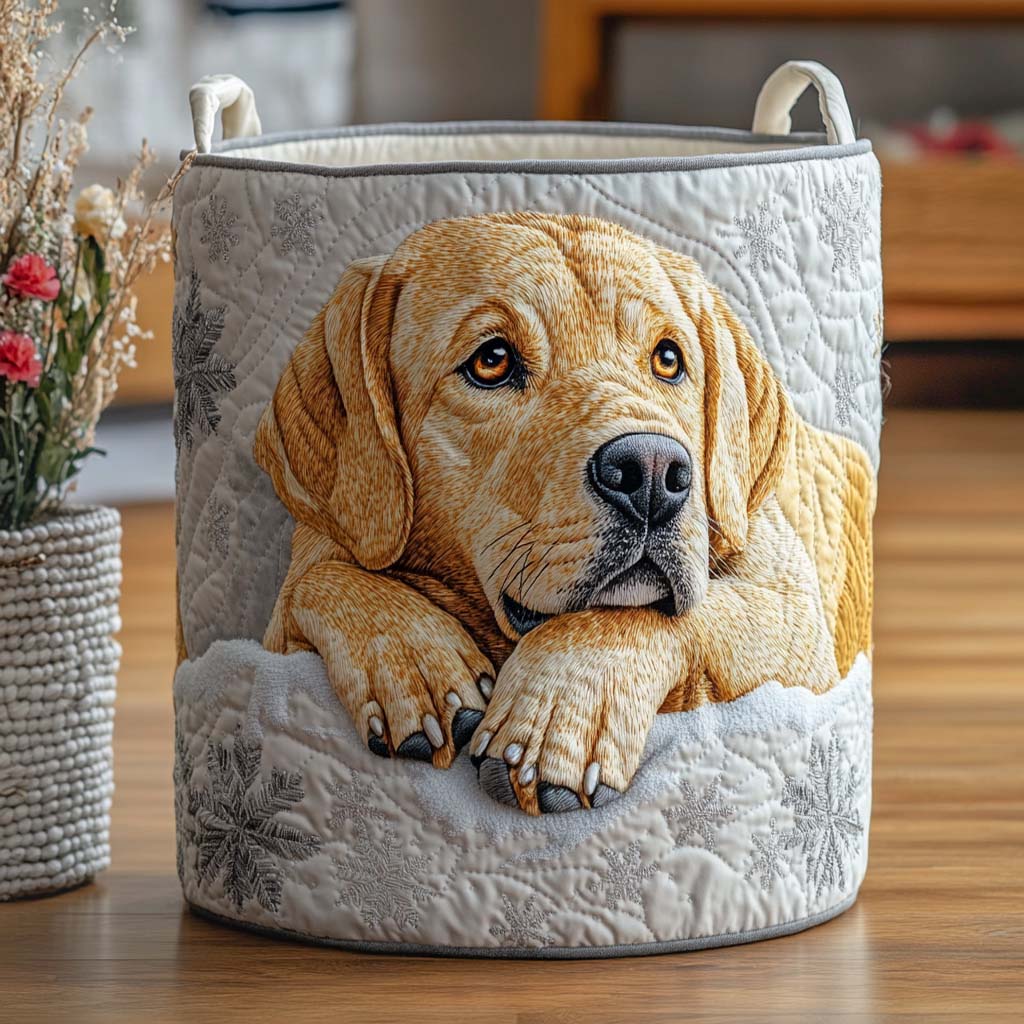 Golden Nap Quilted Laundry Basket NCU0NXD732