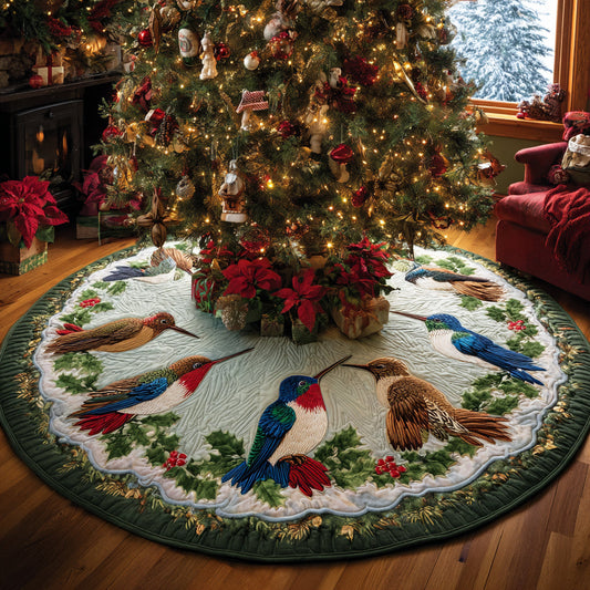 Golden Nectar Christmas Quilted Tree Skirt NCU0DV1339