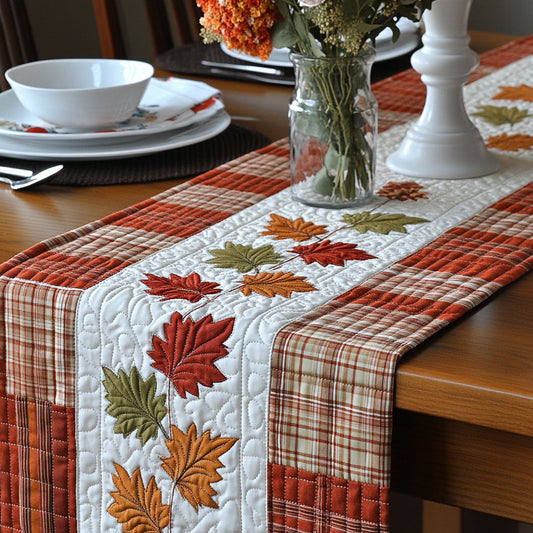 Golden Orchard Quilted Table Runner NCU0PTT621