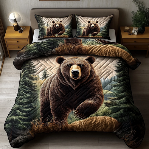 Golden Paws 3-Piece Quilted Bedding Set NCU0NVH045