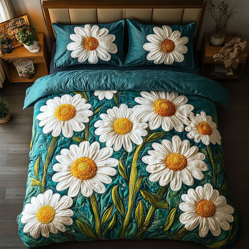 Golden Petal Dance Duvet Cover Set NCU0NNT492