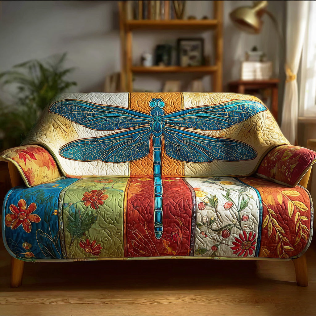 Golden Pond Drift Quilted Sofa Cover NCU0NTD933