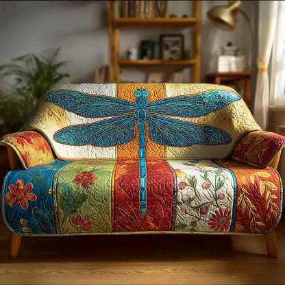 Golden Pond Drift Quilted Sofa Cover NCU0NTD933