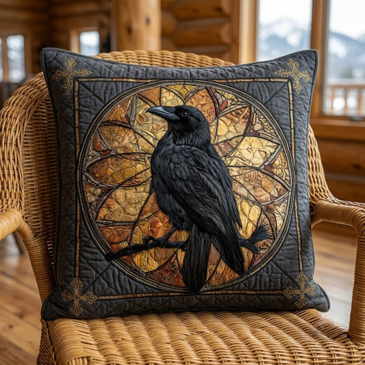 Mystic Raven Quilted Pillow Case NCU0PVL886