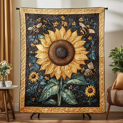 Golden Rays Quilted Blanket NCU0VH138