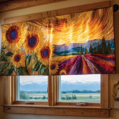 Golden Rays Quilted Valance NCU0PVL473
