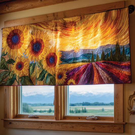 Golden Rays Quilted Valance NCU0PVL473