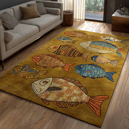Golden Reef Area Rug NCU0NXD1666